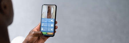 Smart Security System And CCTV Camera On Phone