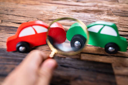 Car Insurance Agent Or Accident Adjuster Expertの写真素材