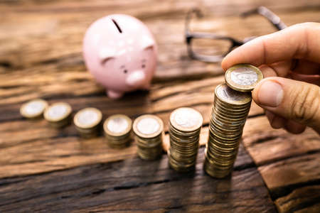 Piggybank Money Calculator. Professional Accountant Insurance And Tax