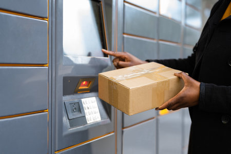 Self Service Automated Delivery Machine Or Postal Terminal