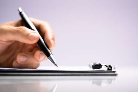 Legal Document Signature And Compliance Form Paperworkの写真素材