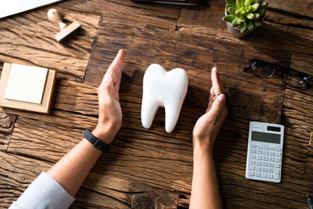 Dental Tooth Insurance And Replace Enamel Serviceの写真素材