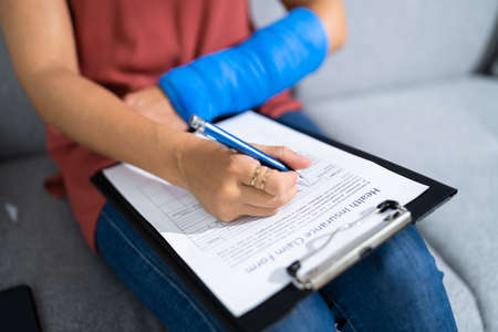 Worker Accident And Disability Compensation And Social Benefitsの写真素材