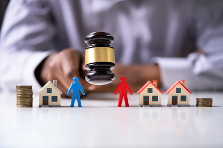 Divorce Lawyer Or Attorney. Estate Real Lawの写真素材