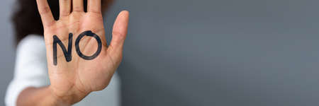 Woman Exploitation And Sexual Harassment. Stop Office Violenceの写真素材