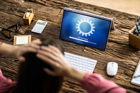 Laptop Firmware Online Update, Angry Woman Frustrated