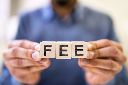 Financial Service Money And Business Fee Or Expenseの写真素材