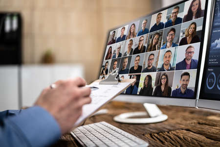 Remote Video Conferencing Lecture. Learning Conference Webinar