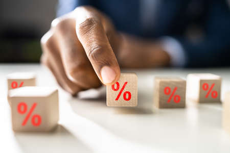 Percentage Sign And Discount. Money Interest Rateの写真素材