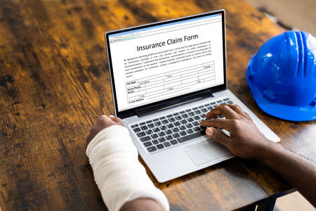 Worker Accident Insurance Disability Compensation And Social Benefitsの写真素材