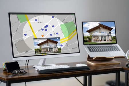 Real Estate Property Search Using Online Map