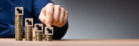 Money Deposit And Financial Income Management. Invest Cashの写真素材
