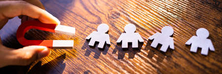 Attract Lead And Customer Using Magnet. Business Managementの写真素材