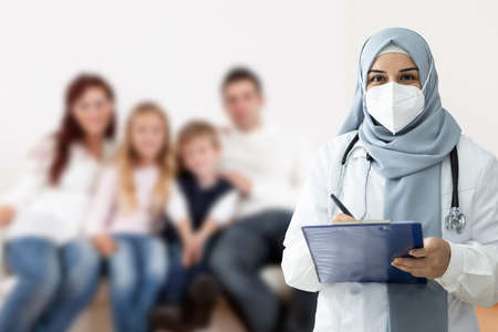 Cardiology Doctor And Family Medical Health Insurance