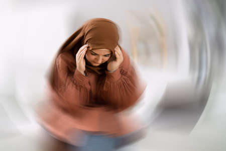 Vertigo Dizziness And BPPV Brain Pain Strokeの写真素材