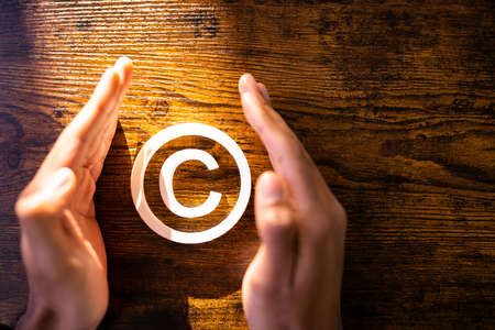 Trademark And Intellectual Property Patent. Register Brand Lawの写真素材