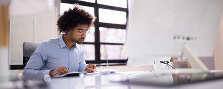 African Tax Accountant Ledger Public Record And Budget