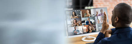 African American Deaf Sign Language Video Conference
