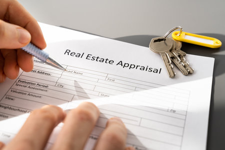 Rental Property Agreement Management. Rent House And Appraisalの写真素材