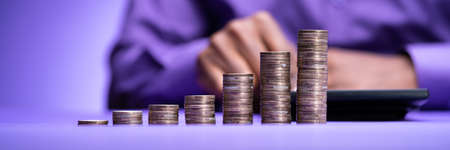Income Tax Raise And Finance. Paying Insurance Moneyの写真素材