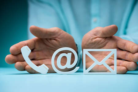Contact Us Methods Background. Call Phone Service