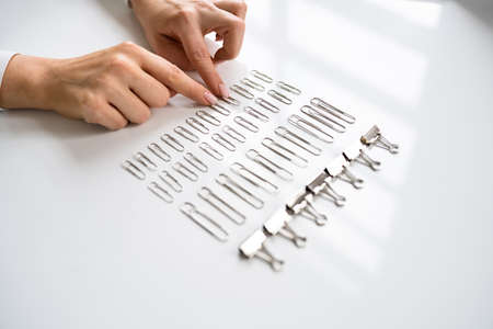 Obsessed Compulsive Perfectionist With OCD Disorder And Arrange Anxiety