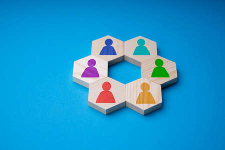 Workplace Inclusion And Diversity. Equal Persons Employeesの写真素材