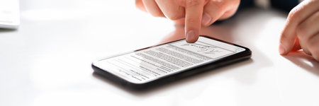 Digital Signature On Contract Document Online Using Smartphone