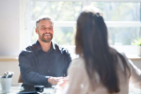 Corporate Law Job Application And Interview. Hiring Meetingの写真素材