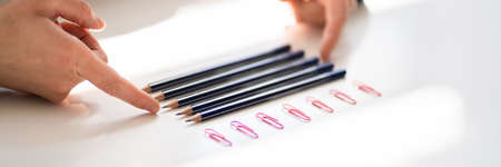 Obsessed Compulsive Perfectionist With OCD Disorder And Arrange Anxiety