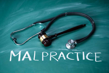 Medical Malpractice Litigation. Lawyer Or Judge In Courtroomの写真素材