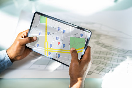 Cadastre Map Plan. Real Estate Property Land
