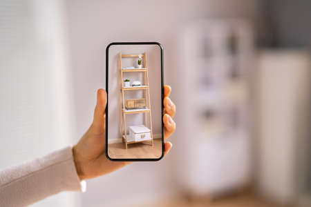 AR Smart Phone App. Augmented Reality Furniture Design