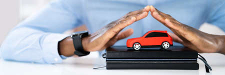 Auto Car Insurance. Small Vehicle Cover Bannerの写真素材