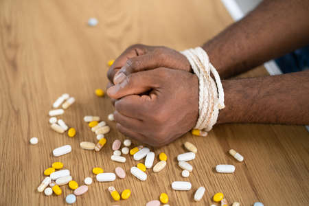 Medication Narcotic Addict. Medicine Pills Painkiller Patientの写真素材