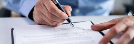 Legal Document Signature And Compliance Form Paperwork