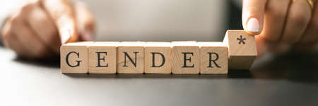 Gender Neutral Concept And Diversity. Community Identityの写真素材