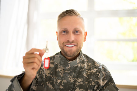 Soldier Buying Apartment. Ownership And Relocation. Veteran Owner