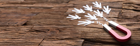 Attract Leads Magnet. Customer Generation Candidate Captureの写真素材