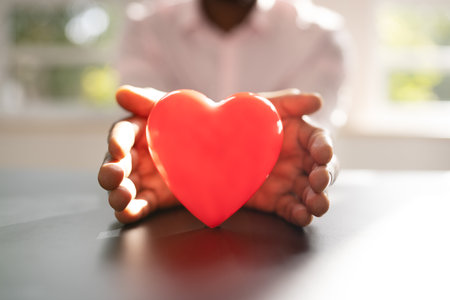 Health Insurance And Cardiology Cover. Doctor Cardiologistの写真素材