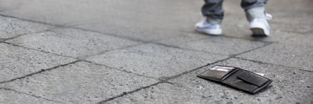 Man Lost Personal Wallet With Money On Street