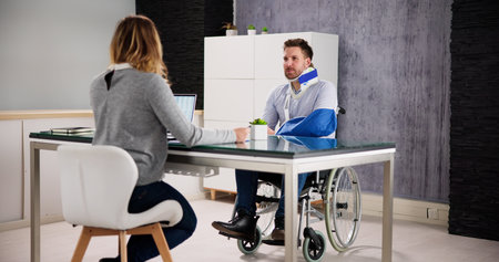 Injury Compensation Court Claim Application With Lawyer