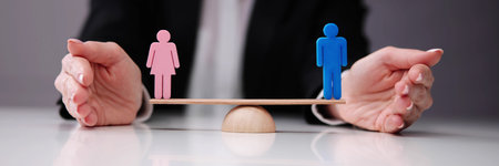Equal Gender Balance And Parity. Job Pay Equality