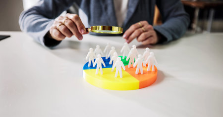 Segmentation Chart And Market Data. Customer Segmentの写真素材