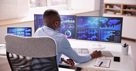 Business Data Analytics Dashboard And KPI Performanceの写真素材