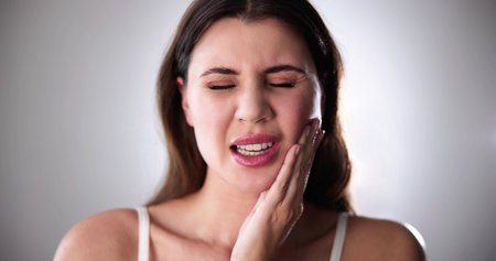 Sore Tooth And Decay. Woman Dental Health. Teeth And Mouth