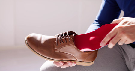 Shoe Sole In Footwear For Healthy Foot Archの写真素材