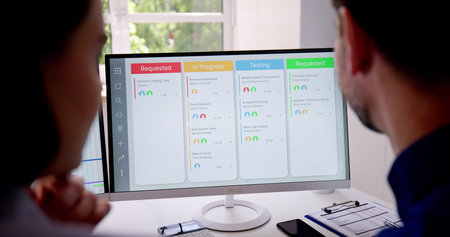 Business Schedule Calendar And Agenda Gantt Report