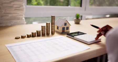 African American House Growth And Real Estate Propertyの写真素材