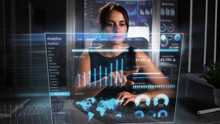 Financial Data Analyst Using KPI Dashboard Technology